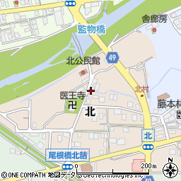 兵庫県丹波篠山市北154-1周辺の地図