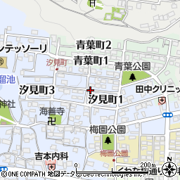 三重県桑名市汐見町周辺の地図