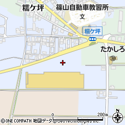 ホームセンターコーナン篠山店駐車場周辺の地図