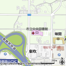 兵庫県丹波篠山市西吹86-1周辺の地図