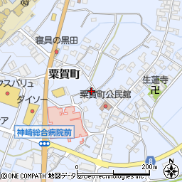 兵庫県神崎郡神河町粟賀町399周辺の地図