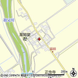 滋賀県蒲生郡竜王町薬師494周辺の地図