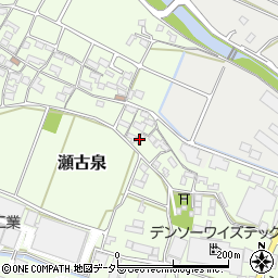 三重県員弁郡東員町瀬古泉814周辺の地図