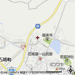 滋賀県東近江市石塔町829周辺の地図