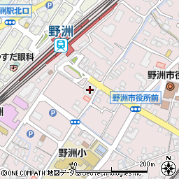 滋賀銀行野洲支店周辺の地図