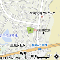 坂井公園周辺の地図