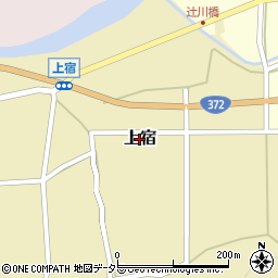 兵庫県丹波篠山市上宿周辺の地図