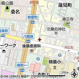 丸武桑名店周辺の地図