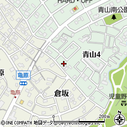 愛知県名古屋市緑区青山4丁目60周辺の地図