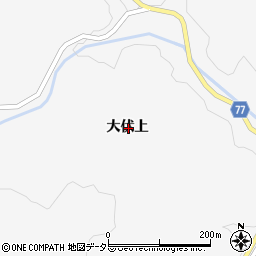 愛知県豊田市大沼町大伏上周辺の地図