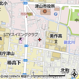 鶴美苑周辺の地図