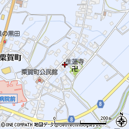 兵庫県神崎郡神河町粟賀町177周辺の地図