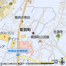 兵庫県神崎郡神河町粟賀町401周辺の地図