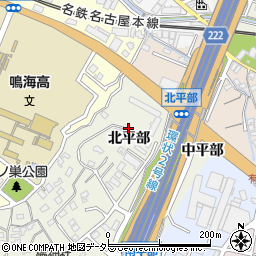 愛知県名古屋市緑区大高町北平部周辺の地図