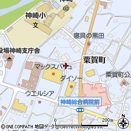 兵庫県神崎郡神河町粟賀町414-6周辺の地図