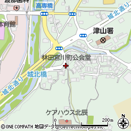 林田宮川町公会堂周辺の地図