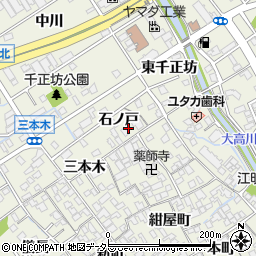 愛知県名古屋市緑区大高町石ノ戸周辺の地図