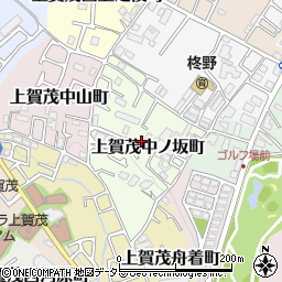 京都府京都市北区上賀茂中ノ坂町周辺の地図