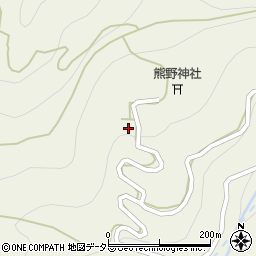 愛知県北設楽郡東栄町月奥山道周辺の地図