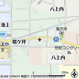 兵庫県丹波篠山市糯ケ坪25周辺の地図