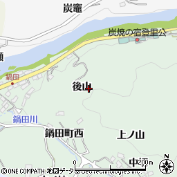 愛知県豊田市鍋田町周辺の地図
