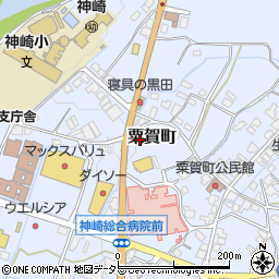兵庫県神崎郡神河町粟賀町412周辺の地図