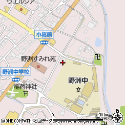 滋賀県野洲市小篠原452周辺の地図