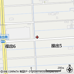 愛知県弥富市操出周辺の地図