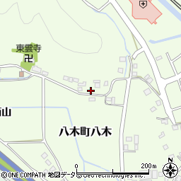 京都府南丹市八木町八木（門前）周辺の地図