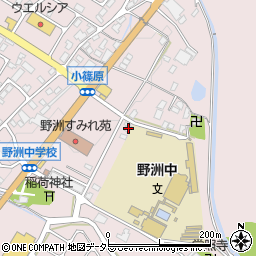 滋賀県野洲市小篠原444周辺の地図