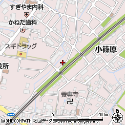 滋賀県野洲市小篠原1409周辺の地図