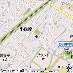 滋賀県野洲市小篠原2495周辺の地図