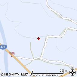 愛知県北設楽郡東栄町川角山中周辺の地図