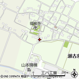 三重県員弁郡東員町瀬古泉923周辺の地図