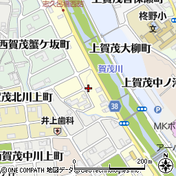 京都府京都市北区西賀茂井ノ口町周辺の地図