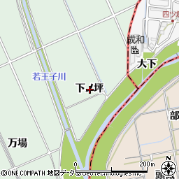愛知県豊明市沓掛町下ノ坪周辺の地図