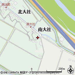 三重県員弁郡東員町南大社39周辺の地図