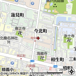 三重県桑名市今中町21周辺の地図