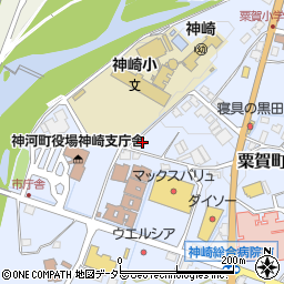 兵庫県神崎郡神河町粟賀町614周辺の地図