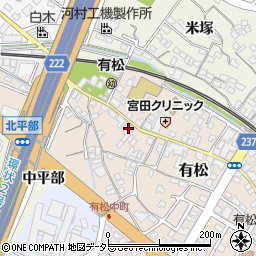 旧東海道周辺の地図