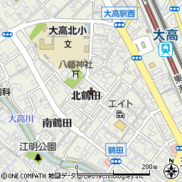愛知県名古屋市緑区大高町北鶴田56周辺の地図