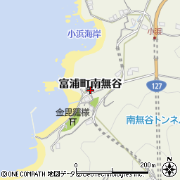 千葉県南房総市富浦町南無谷1899周辺の地図