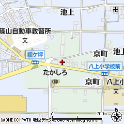 兵庫県丹波篠山市糯ケ坪46周辺の地図