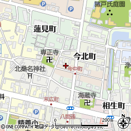 三重県桑名市今中町14周辺の地図