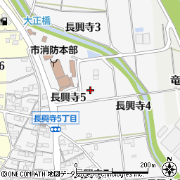 愛知県豊田市長興寺周辺の地図