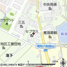 愛知県みよし市福田町宮下周辺の地図