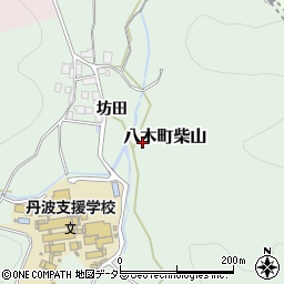 京都府南丹市八木町柴山周辺の地図