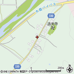 岡山県真庭市大庭346周辺の地図