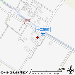 滋賀県守山市十二里町239-10周辺の地図