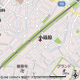 滋賀県野洲市小篠原2463周辺の地図